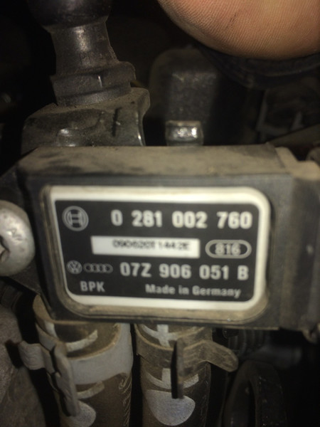 Датчик диференцивльного давления сажевого Audi A4 B8  2009 2.0 Дизель Жовті Води
