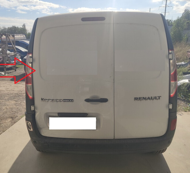 Дверь багажника левая 901015364R   Renault Kangoo