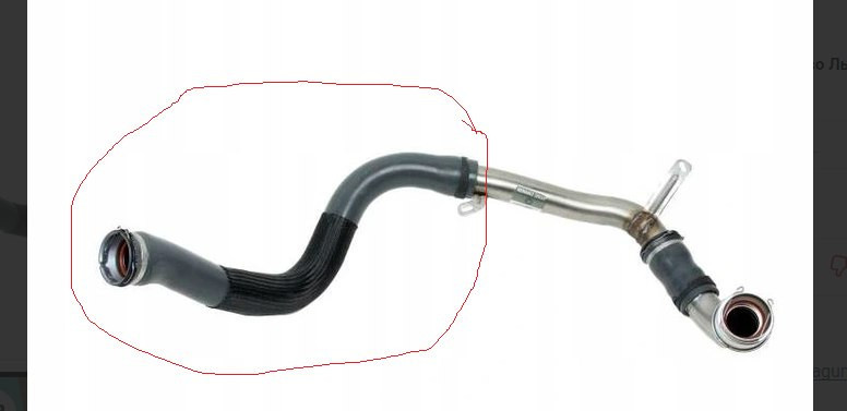 Патрубок интеркулера Renault Laguna 3 универсал 2013 г.  1.5 л дизель Ровно