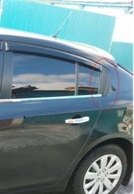 Накладка задней левой стойки Chevrolet Cruze  2012 хетчбек 1.6 Бензин Хмельницький