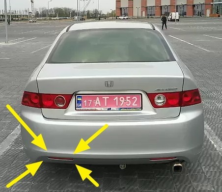 Катафот заднего бампера левый - Honda Accord CL 2005 2.0 Бензин Краматорск