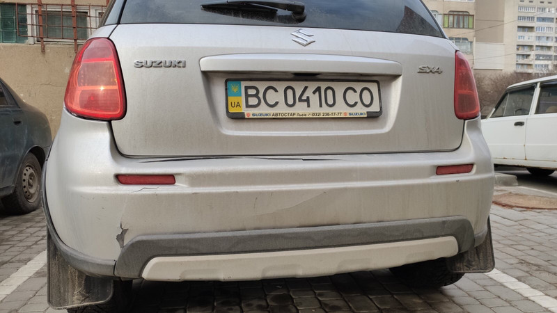 Бампер задній Suzuki SX4  2011 хетчбек 1.5 Дизель 