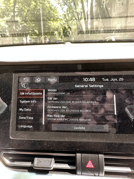 Руссификация панели приборов Kia Niro  2020 1.6 Гибрид Днепр