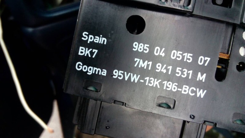 Перемикач світла Volkswagen Sharan  1999 1.9 Дизель Львов