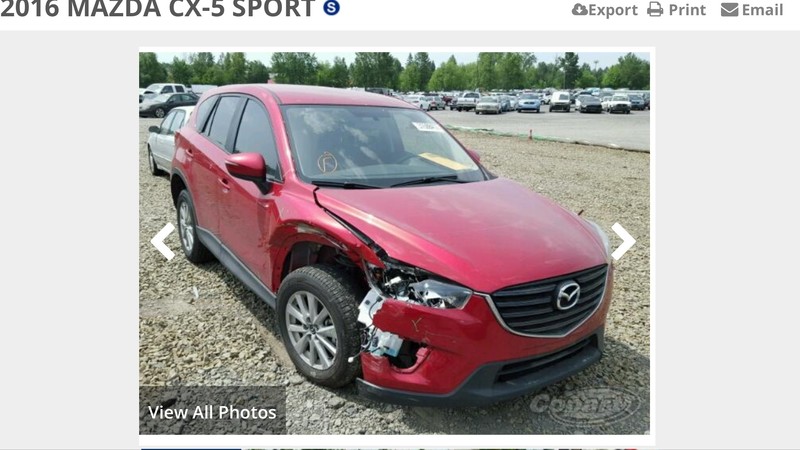 Крыло переднее Mazda CX-5 2016 г.  2.5 л бензин Сумы