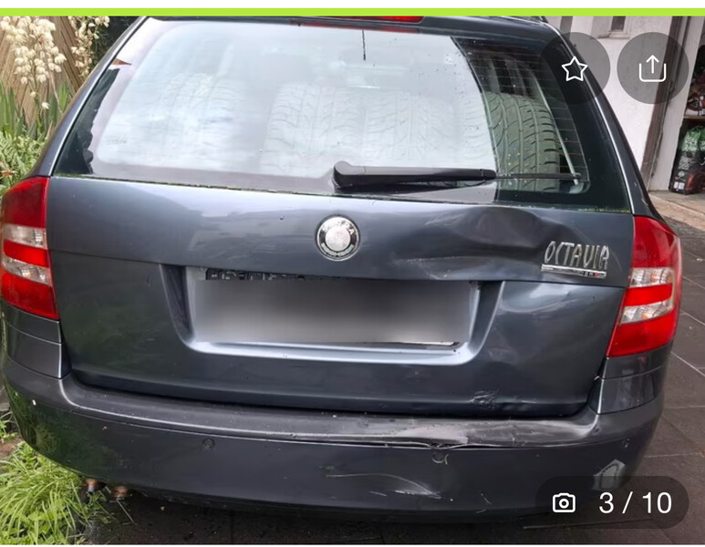 Задняя ляда Skoda Octavia A5  2005 универсал 2.0 Дизель Винница