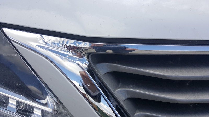 Хромированная окантовка радиаторной решётки Lexus RX  2013 3.5 Бензин Житомир