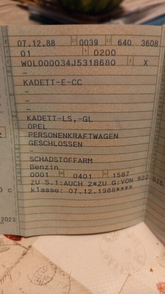 Датчик уровня топлива Opel Kadett E  1988 1.6 Бензин Каменское