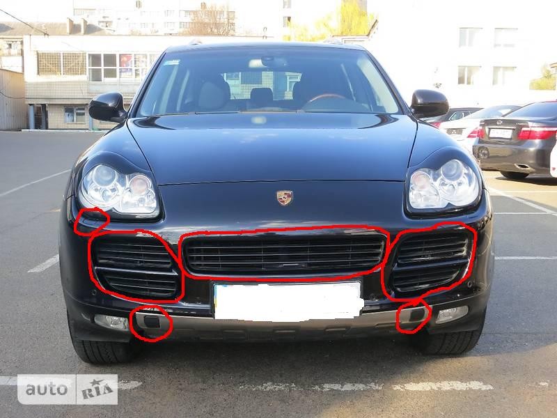 Решетка радиатора Porsche Cayenne  2005 3.2 Бензин Киев