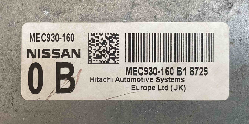 Блок управления двигателем MEC930-160   Nissan Qashqai