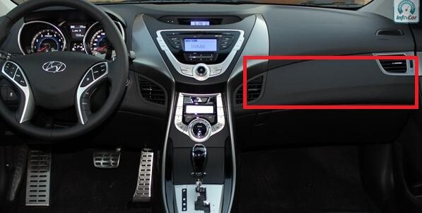 Накладка торпеды Hyundai Elantra MD 2012 1.8 Бензин Одесса