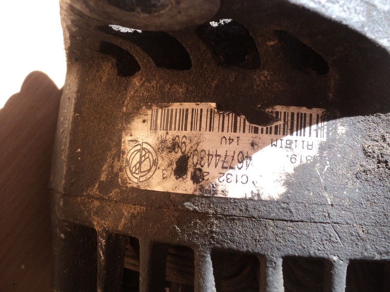 Генератор Fiat Doblo турбо дизель 2003 г.  1.9 л дизель Умань