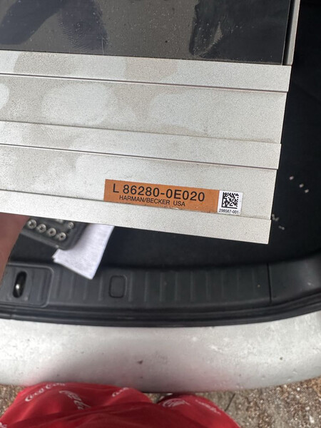 Усилитель звука Lexus RX 2007 р.  3.5 л бензин