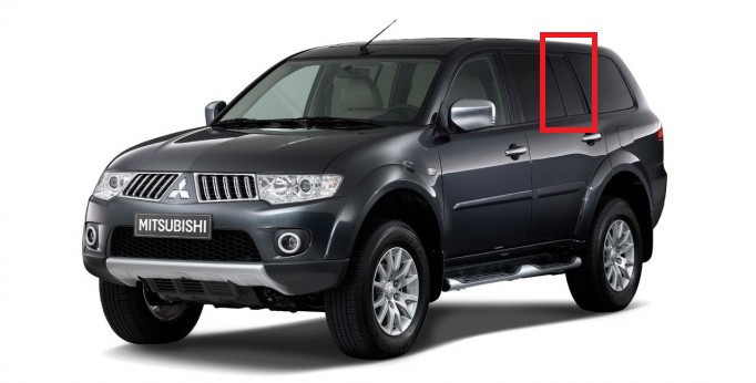 Стекло форточки Mitsubishi L 200  2012 2.5 Дизель Полтава