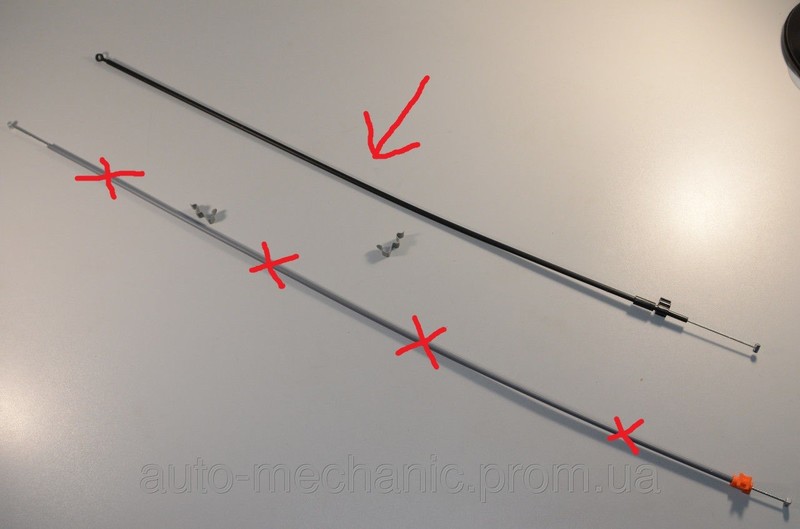 Трос обігрівача 7701473284   Nissan Primastar, Renault Trafic