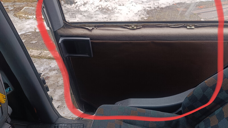Пластик на роздвижну дверку Mercedes-Benz Vito  2000 2.3 Дизель Харків