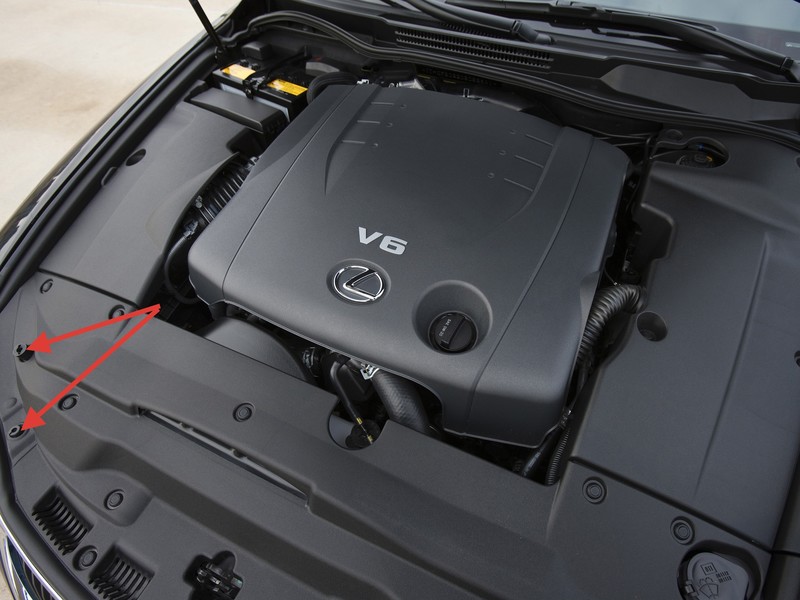 Резиновые упоры капота Lexus IS  2007 3.5 Бензин Киев