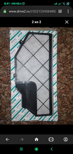 Фільтр салону Opel Vectra A  1993 1.8 Бензин 