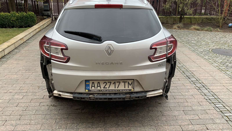 Губа заднего бампера Renault Megane 2 2012 универсал 1.5 Дизель Дубляны