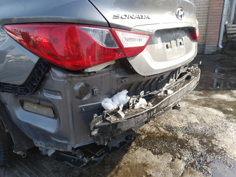 Задний бампер Hyundai Sonata 7 хэтчбек 2015 г.  2.4 л бензин Черкассы