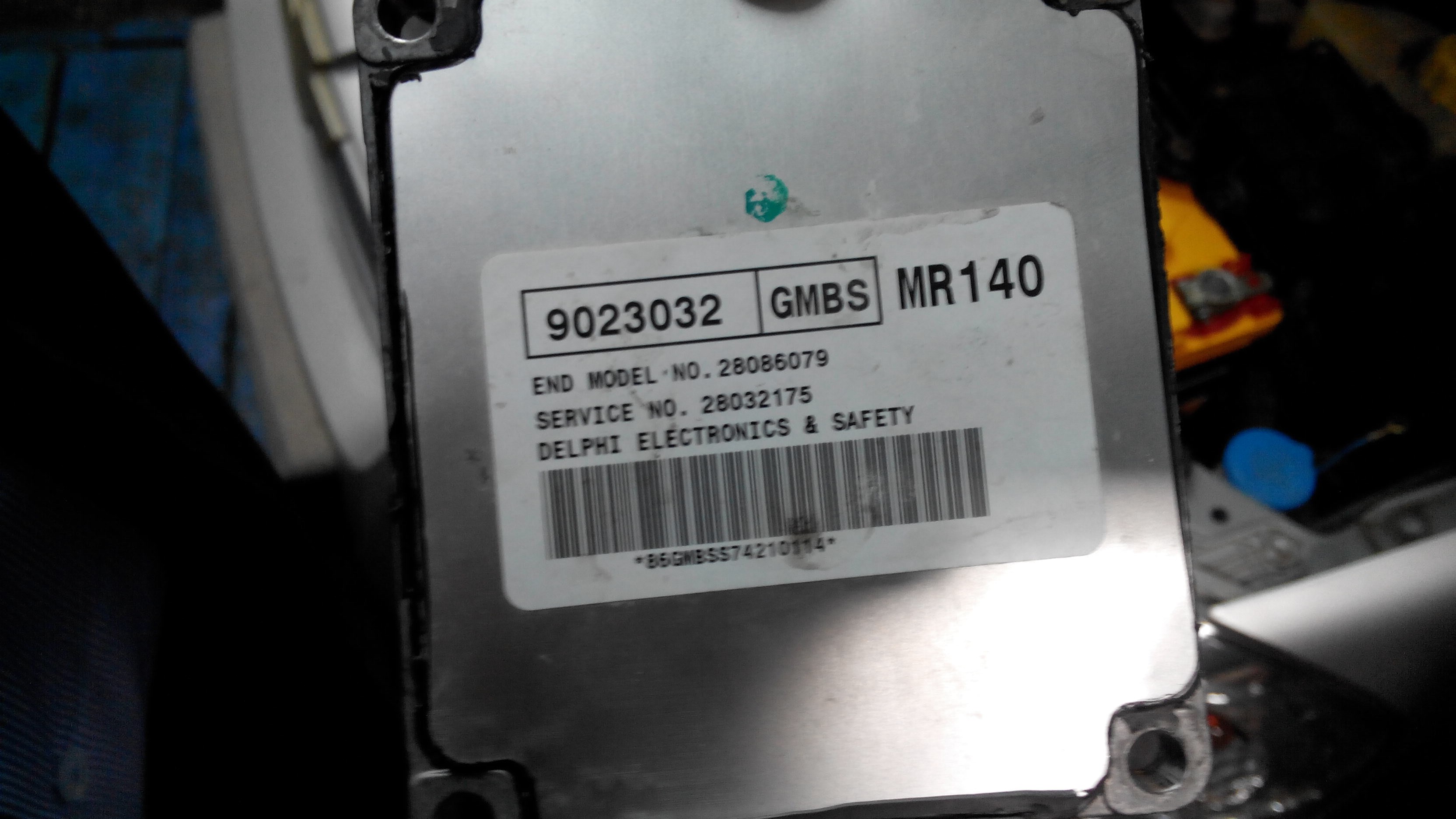 Электронный блок управления двигателем 9023032   Chevrolet Aveo