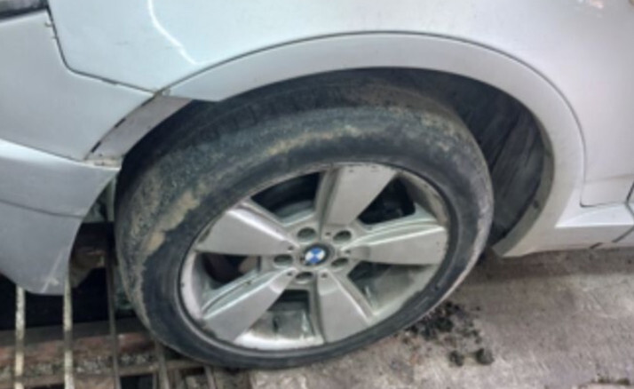 Молдинг арки (той що на бампері) лівий BMW X3 E86  2005  Дизель Одесса