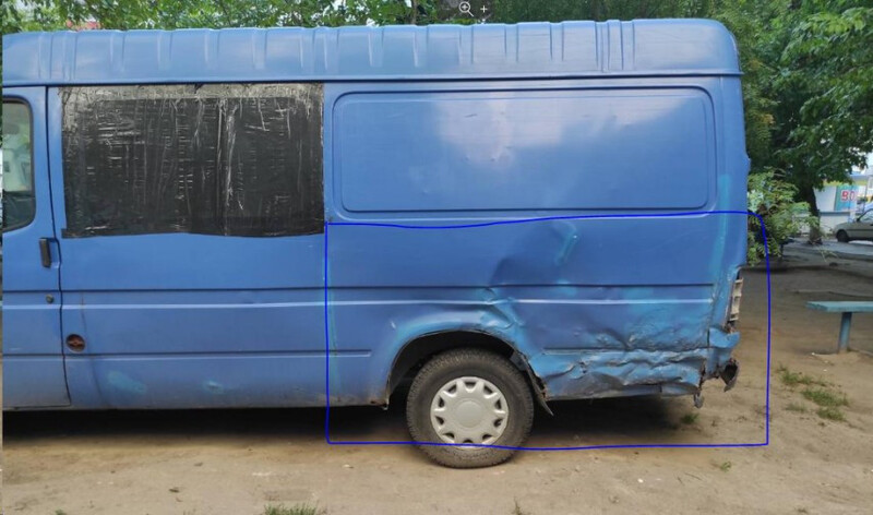 Фрагмент заднего крыла Ford Transit  1988 2.0 Бензин 