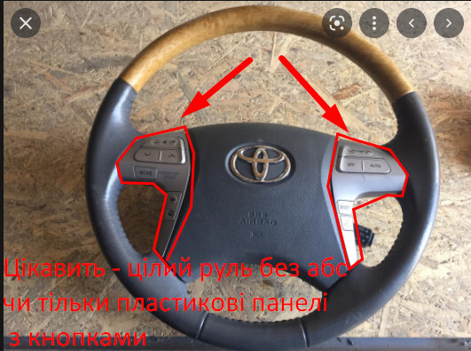 Кнопки руля Toyota Camry 40 2007 2.4 Бензин Коломыя
