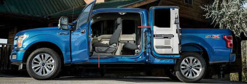 Порог кузова левый Ford F-150 Super Cab 2016 5.0 Бензин Харьков