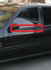 Молдинг передніх дверей 72450-ST3-E00   Honda Civic
