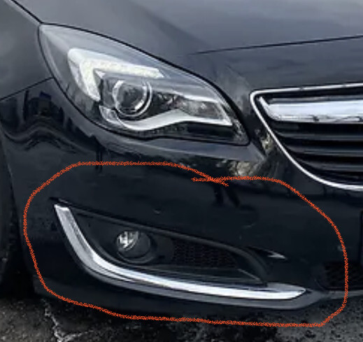 Хромированные накладки Opel Insignia A  2014 универсал 2.0 Дизель Белая Церковь
