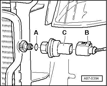 Датчик тиску кондиціонера 3R0959126   Audi A4, Audi A6