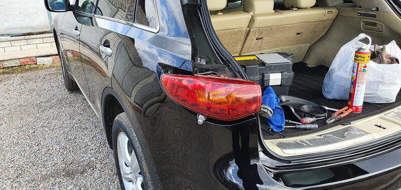 Стоп задний левый в крыло Infiniti FX  2011 3.7 Бензин Желтые Воды