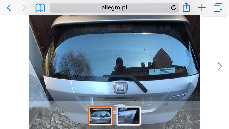 Крышка багажника Honda Jazz  2008 хэтчбек 1.0 Бензин Золотоноша