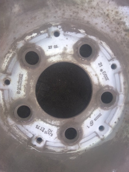 Диск стальной Mercedes-Benz Sprinter  2006 2.7 Дизель Тростянец