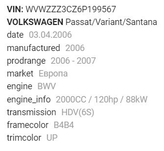Двигатель в сборе 88kw (bwv) Volkswagen Passat B6  2006 универсал 2.0 Дизель Константиновка