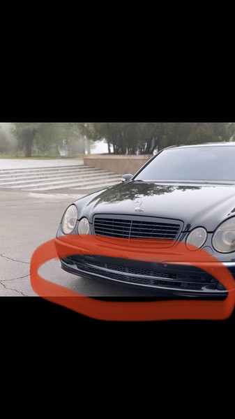 Решетка бампера Mercedes E-Class E 240 2002 г.  2.6 л бензин Николаев