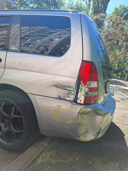 Бампер задний Subaru Forester SG универсал 2003 г.