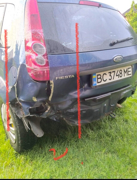 Четверть кузова задняя левая Ford Fiesta MK6  2007 хэтчбек 1.4 Бензин Хмельницкий