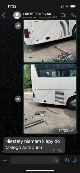 Дверь багажника Van Hool Acron 2011 г.  Рава-Русская