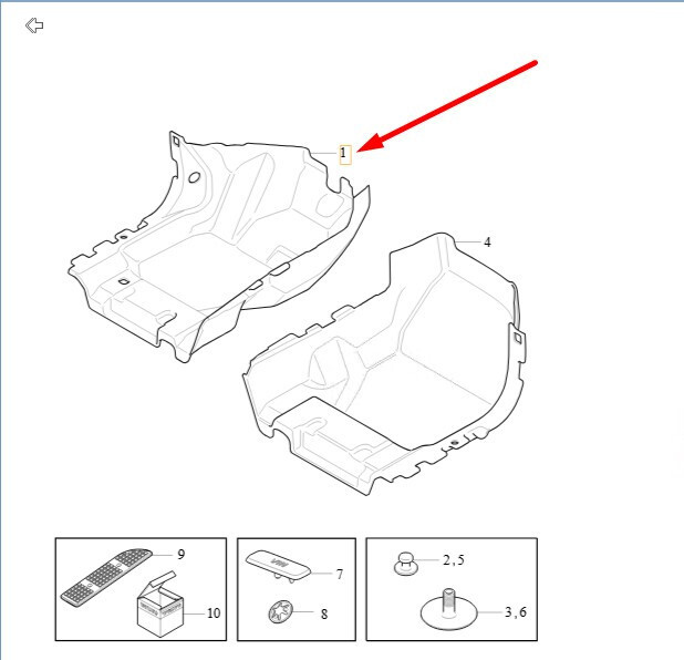 Полик водительский (бежевый) Volvo S60  2015 купе 2.0 Бензин 