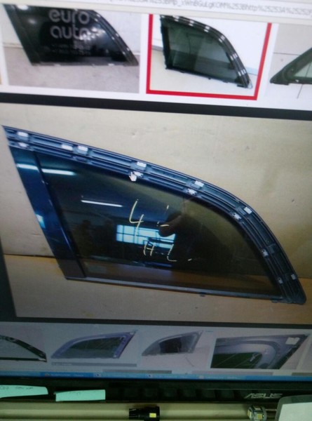 Стекло заднее левое глухое 4L0845299R NVB   Audi Q7