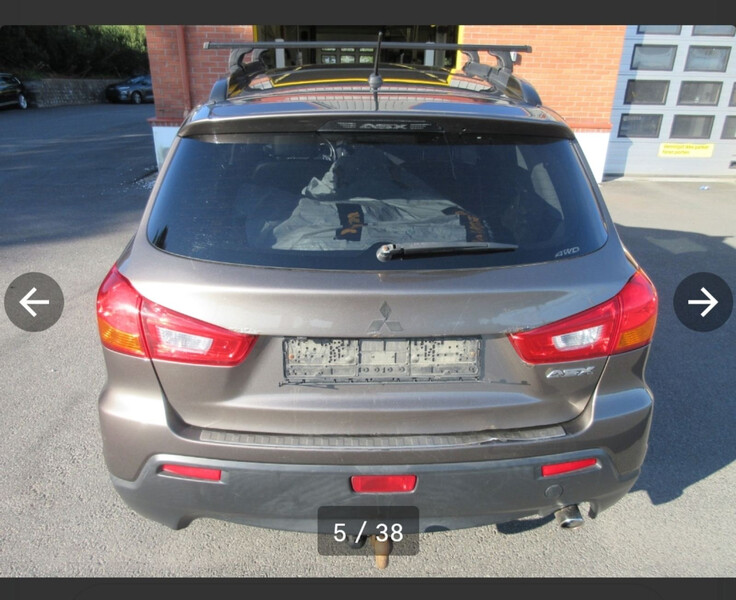 Задня ляда коричневого кольору Mitsubishi ASX  2010 1.8 Дизель Дубно