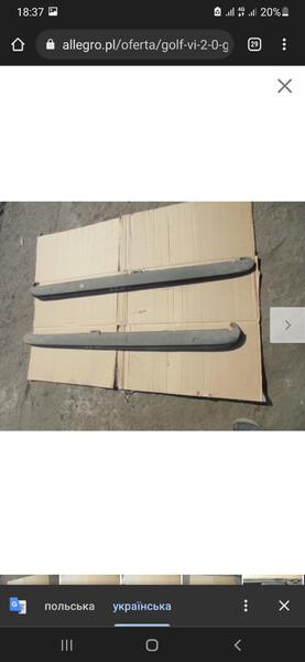 Накладка порога Volkswagen Golf 7  2013 хэтчбек 2.0 Бензин Умань