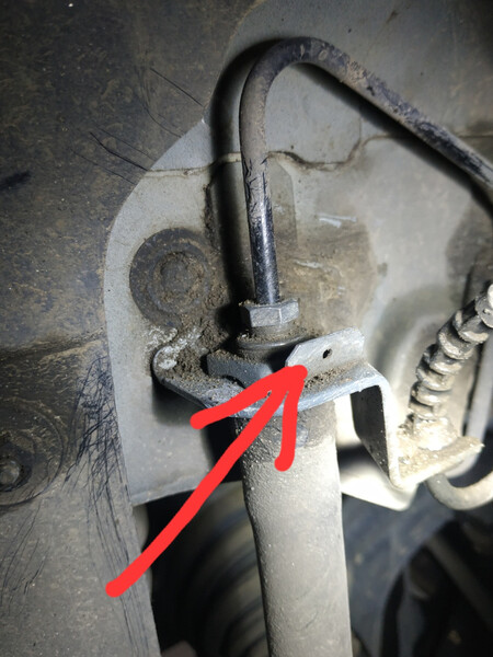 Скобо тормозної трубки Jeep Renegade  2018 універсал 2.4 Бензин 