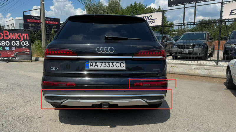 Бампер задний Audi Q7  2021 3.0 Бензин Киев