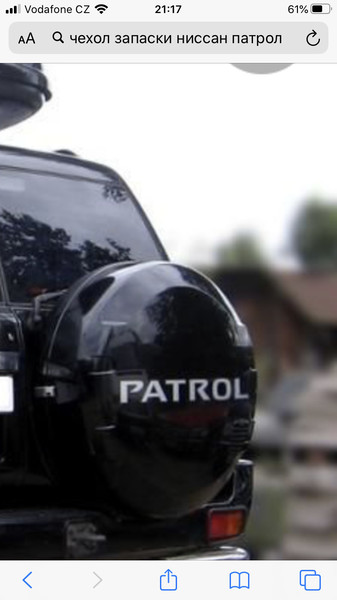 Чохол запасного колеса Nissan Patrol Y61  2004 універсал 3.0 Дизель Рахів