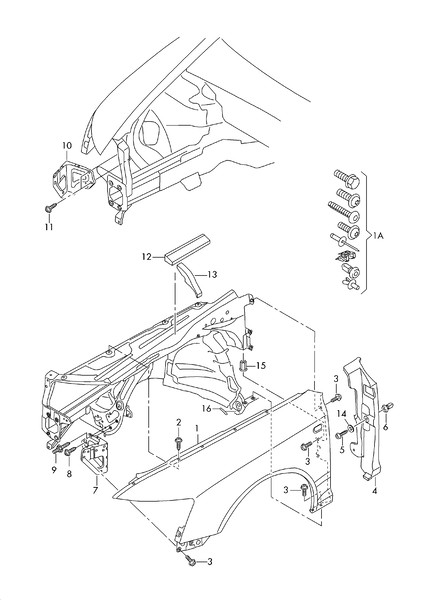 Крыло переднее правое 4F0821104F   Audi A6