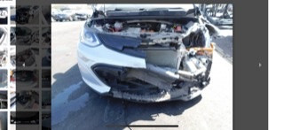 Бампер передній у зборі Chevrolet Bolt  2017 хетчбек 65.0 Электро 