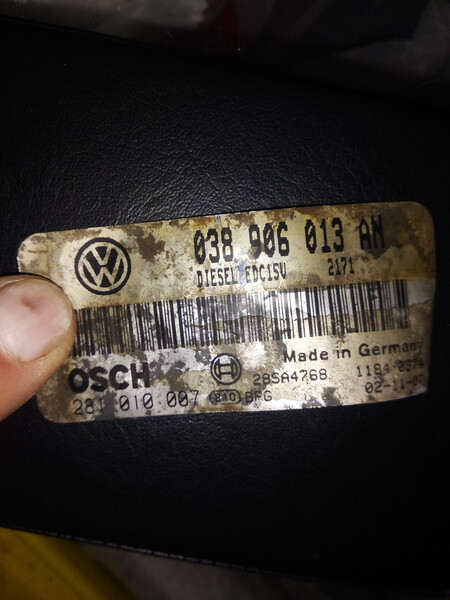 ЭБУ Volkswagen Caddy 2 2003 г.  1.9 л дизель Дубляны
